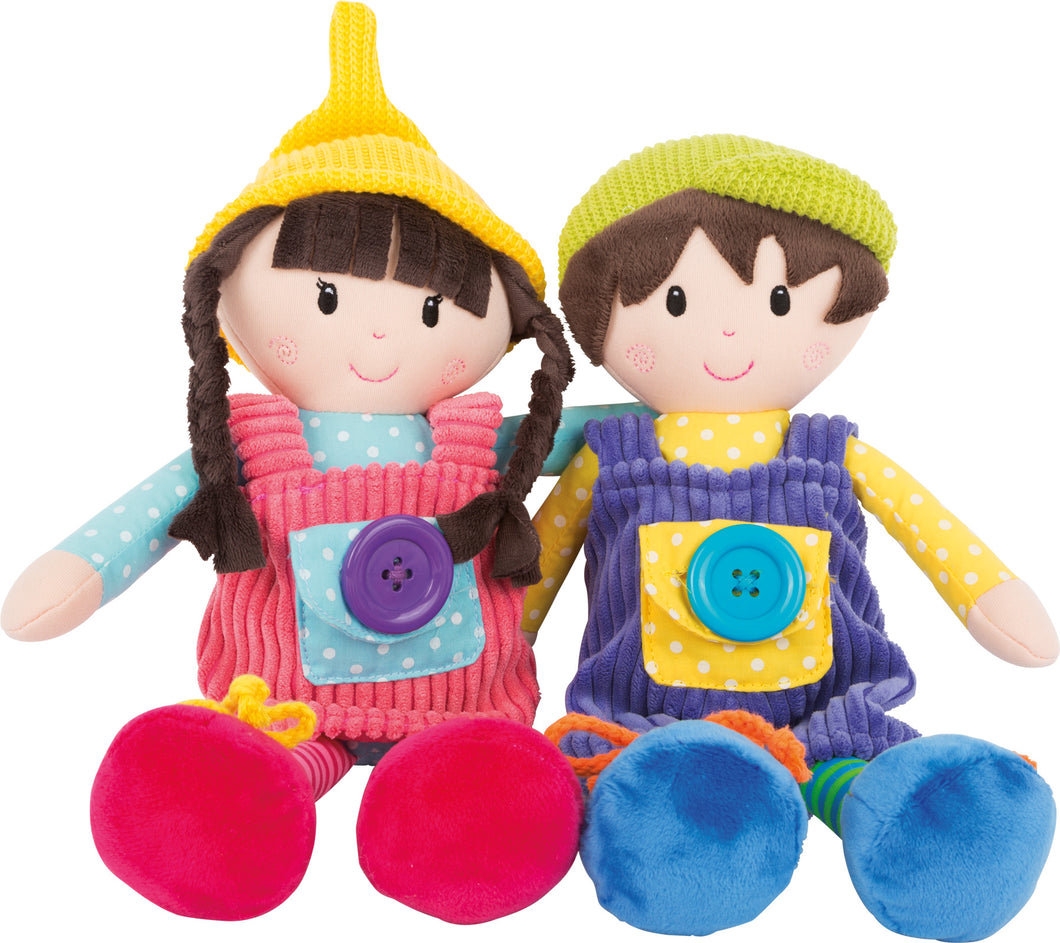 Legler Small Foot - Soft Toys - Boy and Girl Rag Dolls
