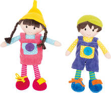 Load image into Gallery viewer, Legler Small Foot - Soft Toys - Boy and Girl Rag Dolls