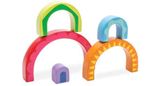 Load image into Gallery viewer, Le Toy Van Rainbow Tunnel Stacking Toy