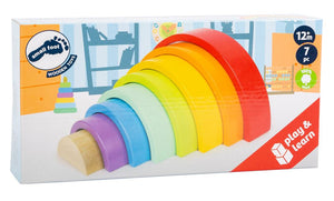 Small Foot Rainbow Stacking Tunnel