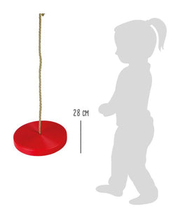 Small Foot Red Disc Garden Tree Swing