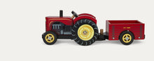 Load image into Gallery viewer, Le Toy Van - Toy Vehicles - Red Tractor with Trailer