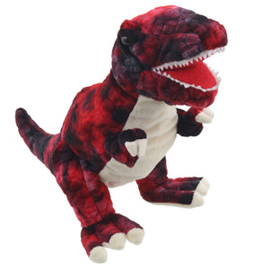 The Puppet Company - Baby Dinos - Red T-Rex Hand Puppet