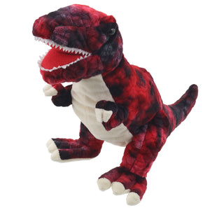 The Puppet Company - Baby Dinos - Red T-Rex Hand Puppet