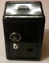 Load image into Gallery viewer, Gamez Galore - Black - Metal Safe - Money Box - Combination &amp; Key Locks