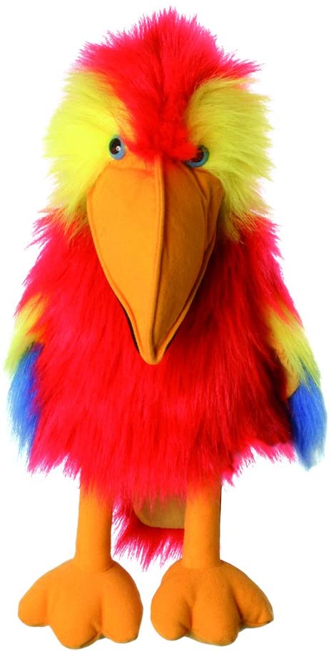 The Puppet Company - Large Birds - Scarlet Macaw Hand Puppet