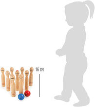 Load image into Gallery viewer, Legler Small Foot Skittles Bowling Set