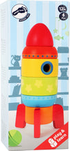Load image into Gallery viewer, Legler Small Foot - Sorting &amp; Stacking Toy Rocket