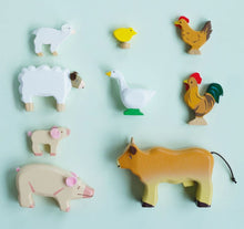 Load image into Gallery viewer, Le Toy Van Sunny Farm Animals Figures Play Set