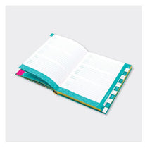 Load image into Gallery viewer, Rachel Ellen Teal &amp; Gold Floral Address Book