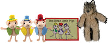 Load image into Gallery viewer, The Puppet Company - Three Little Pigs - Hand &amp; Finger Puppets Book Set