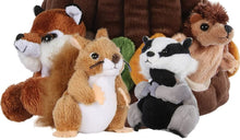 Load image into Gallery viewer, The Puppet Company Tree House Hide-Aways - Finger Puppets