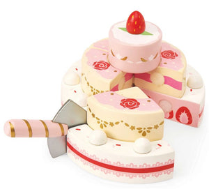 Le Toy Van - Pretend Play Food - Strawberry Wedding Cake