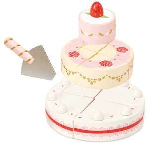 Le Toy Van - Pretend Play Food - Strawberry Wedding Cake