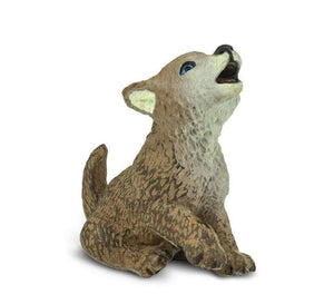 Safari Ltd - Animal Toy Figures - Wolf Pup Miniature