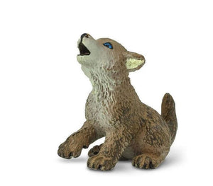 Safari Ltd - Animal Toy Figures - Wolf Pup Miniature