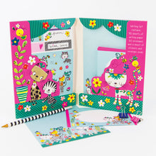 Load image into Gallery viewer, Rachel Ellen Cats Writing Set Wallet